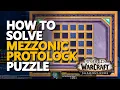 How to solve Mezzonic Protolock WoW Zereth Mortis Puzzle