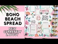 PLAN WITH ME BOHO BEACH JULY CURRENTLY PAGE THE HAPPY PLANNER