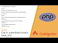 Error Call To Undefined Function Base url - Codeigniter 3