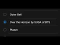 Download Lagu Over the Horizon by SUGA of BTS Ringtone