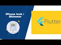 Flutter tutorial - iPhone lock screen