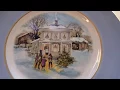 Old Avon Decorative Christmas Plates