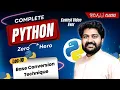 Base Conversion techniques in Python programming - Lec-10 Python for beginners