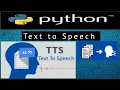 Python Tutorials Step by Step to learn Python Introduction Convert text to Speech Part 3