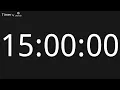 15 Hour Countdown Timer