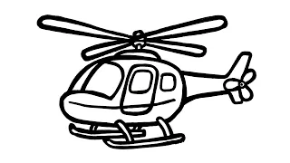 How to Draw a Helicopter | Step-by-Step Tutorial!