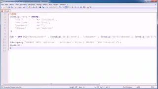 PHP Tutorials PDO Return Last Inserted ID Part 6 7