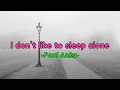 Download Lagu I Don't Like to Sleep Alone(1975/한글가사수록) - Paul Anka