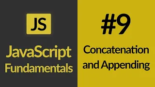 Concatenation Appending JavaScript For Beginners JavaScript Tutorials Learn JavaScript