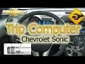 Trip Computer Chevrolet Sonic