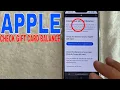 How To Check Apple Gift Card Balance
