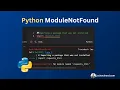ModuleNotFoundError in Python debugging