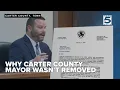 Letter explains county attorney s reasons for not removing Carter County mayor