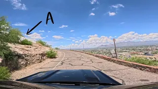 A Driving Video,The Path My father Bernard Albertson and I last Drove together.Tucson,Arizona Part 1