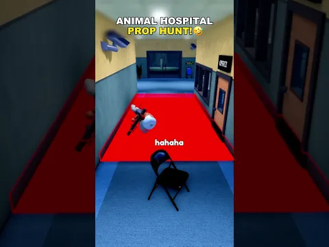 😂 insane animal hospital prop hunt.. #usa