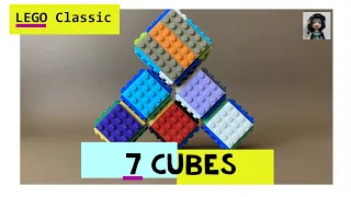 7 CUBEs Lego classic 10696 | 10698 | 10715 | 10717 | 11004 | 11011 | 11016 ideas How to build