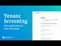 See the Rental Application Tenant Screening Process for Applicants on RentSpree