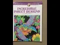 Incredible Insect Designs - Creative Haven flip through