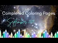 Completed Coloring Pages September 2025 pages
