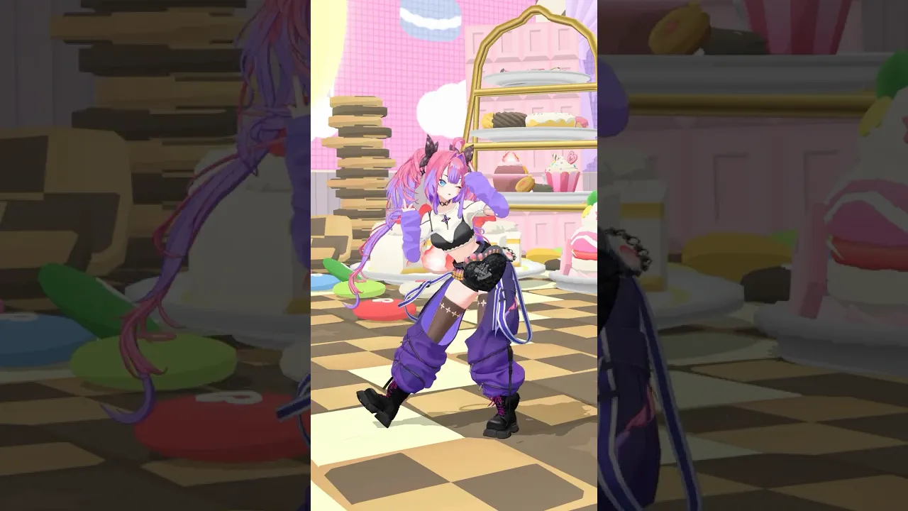 ハッピーミルフィーユ踊ってみた🍫🎶【#綺々羅々ヴィヴィ】#vtuber #hololive #dance #shorts