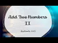 Add Two Numbers II LeetCode 445