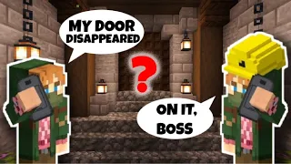 i hired a construction crew because of a missing door
