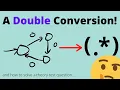 A Double Conversion Regular Grammar to NFA to Regex