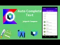How to implement Auto Complete Text in Jetpack Compose TextField Android Make it Easy