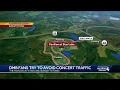 Dave Matthews Band fans try to avoid Star Lake traffic