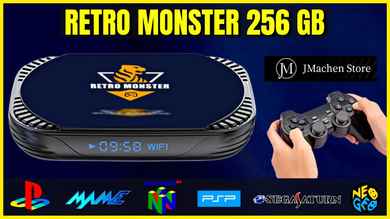 Retro Monster - Um Console Chinês Potente Para Retro Emulação Lotado de Jogos