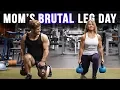Brutal Leg Day With My Bodybuilder Mom Informative