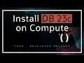 Install the new Oracle Database 23c Free on cloud