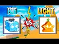 Ice Fruit VS Light Fruit Blox Fruits