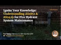 Understanding AS1851 AS2419 for Fire Hydrant System Maintenance