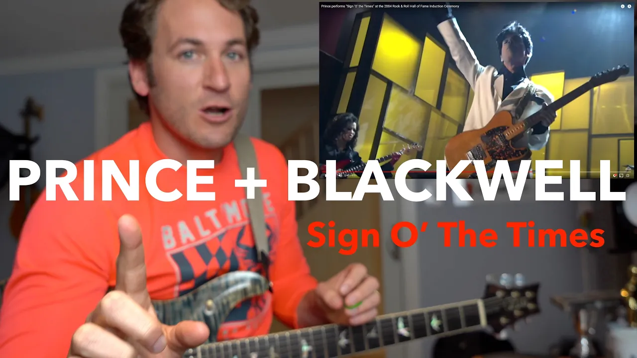 Guitar Teacher REACTS: Prince & John Blackwell Jr. "Sign O' The Times" LIVE!!!