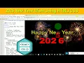 2026 New Year Wish Using HTML AND CSS Happy New year Wishes in HTML and CSS WITH CODING