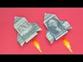 My MONEY ROCKET Cool and Easy Dollar Origami Space Day Tutorial DIY by NProkuda