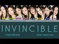 Lagu tripleS(트리플에스) EVOLution - 'Invincible' Colour-coded lyrics