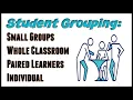 Student Grouping Learning Group Strategies Tips