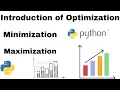 Introduction to Optimization I Optimization Techniques