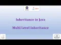 42 Multi Level Inheritance