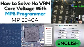 How to Use MPS Programmer to Program MP2940A |Solve No VRM CORE ENGLISH |ADDR and PMBus Address Data