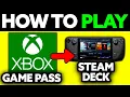 How To Play XBOX Game Pass On Steam Deck 2025 - Step by Step
