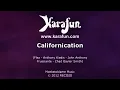Californication - Red Hot Chili Peppers | Karaoke Version | KaraFun