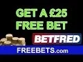 How To Get 25 Free Bets On Betfred