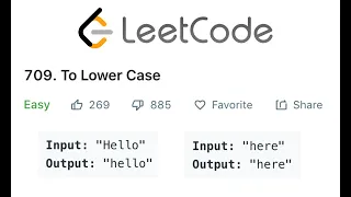 LeetCode To Lower Case Solution Explained - Java