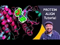 Protein Structure Alignment in PyMOL PDB RMSD Binding Pocket Visualization Dr Lokender Kumar