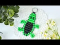 How to Make Turtle Shaped Keychain with ponybeads