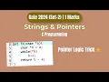 GATE 2024 C Programming PYQ String Length Using Pointers