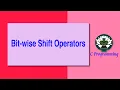 84 Bit-wise Shift Operators
